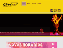 Tablet Screenshot of gestualdanca.com.br